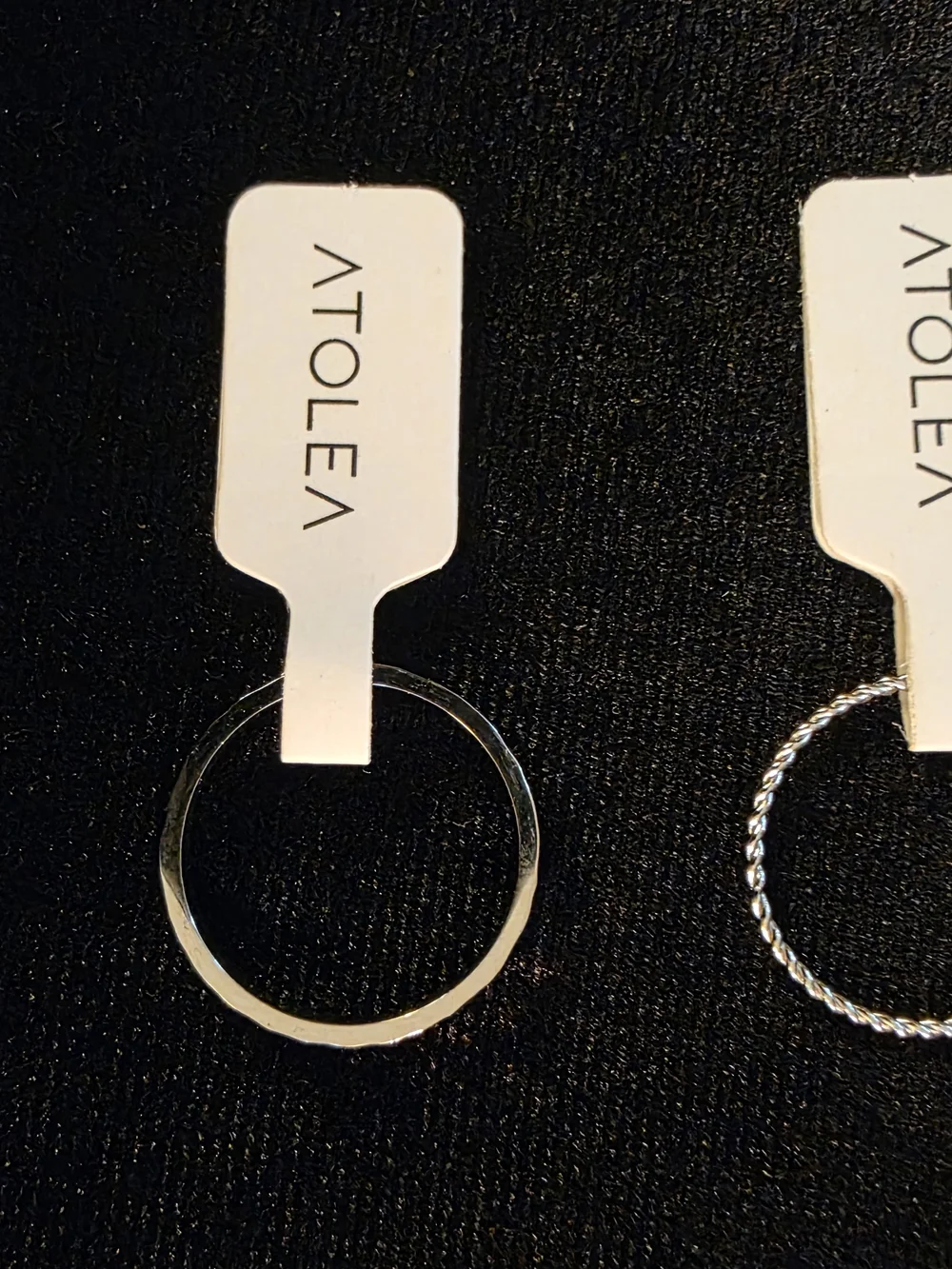 ATOLEA Women's Sterling Silver Stackable Rings - Silver / Brand New 🟢🔴 3 Rings - Picture 11 of 17